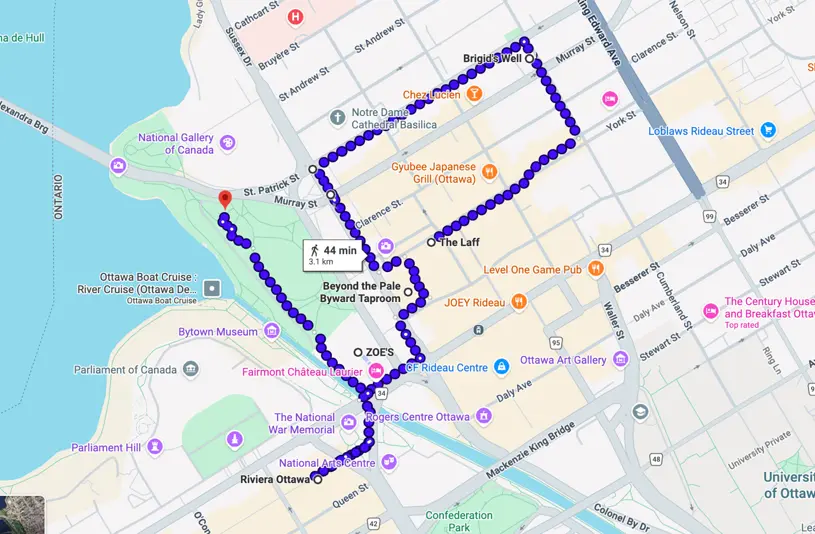 Heritage Drinking Holes  map